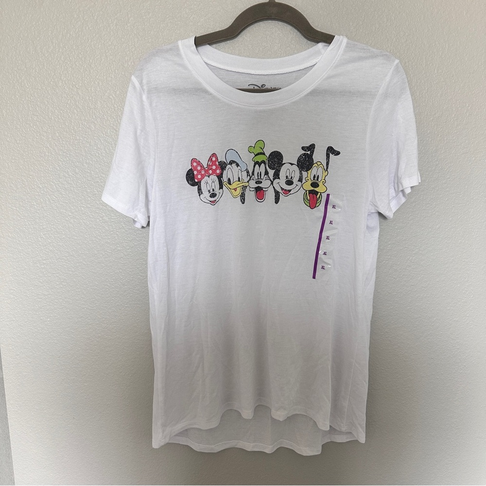 Disney White T-Shirt with Classic Characters